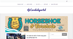 Desktop Screenshot of cornholeportal.com